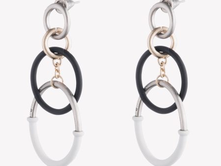 TRI-TONE HOOP EARRINGS For Discount