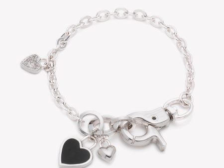 HEART CHARM BRACELET Cheap