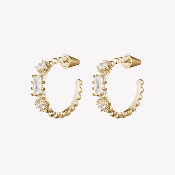 ESTATE HOOP EARRINGS Online now