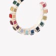 SMALL INLAID CUBE HOOPS - PRISM Discount