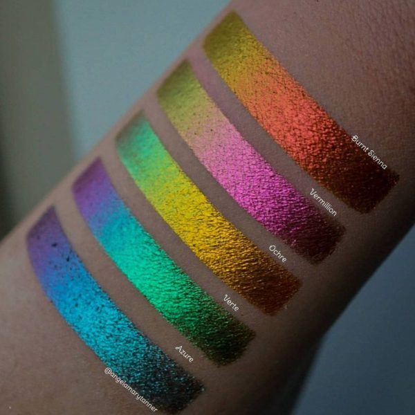 Vermilion | Deep Iridescent Multichrome Eyeshadow Hot on Sale