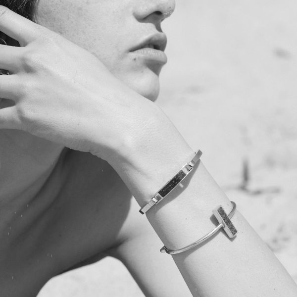 INLAID CROSSBAR CUFF - HOWLITE Online now