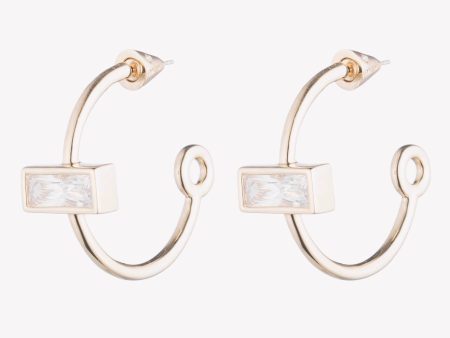 BAGUETTE HOOP EARRINGS Online Hot Sale