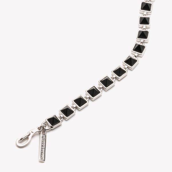 PYRAMID TENNIS BRACELET - ONYX Hot on Sale