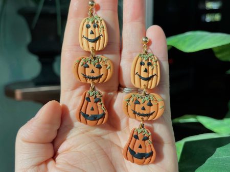 Jack-O-Lantern Trios Hot on Sale