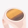 INLAID SIGNET RING - TIGER EYE Online