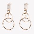 BAGUETTE ELLIPSE EARRINGS Fashion