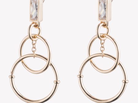 BAGUETTE ELLIPSE EARRINGS Fashion