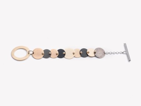 PINNED PAILLETTE TOGGLE BRACELET Online Hot Sale