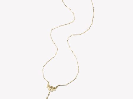 FRINGED PENDULUM NECKLACE Online Hot Sale