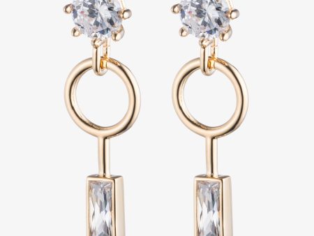 BAGUETTE ESTATE DROP EARRINGS For Discount