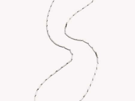 SMALL PEAKED LINK NECKLACE For Cheap