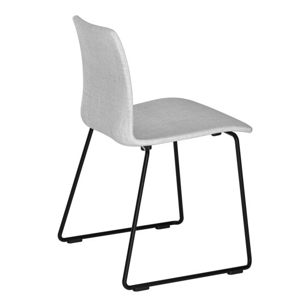 MOOD Side Chair - Fully Upholstered - Sled (Tube) Base - Stackable Discount