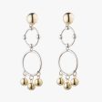 BARBELL CHANDELIER EARRINGS For Sale