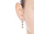 BALL CHAIN DROP EARRINGS | TWO TONE Online