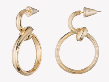 CURLED HOOP EARRINGS For Discount