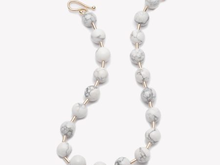 BEADED BALL CHAIN NECKLACE - HOWLITE Online