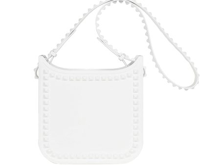 Toni Mid Crossbody in White Online Sale