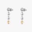 BALL CHAIN DROP EARRINGS | TWO TONE Online