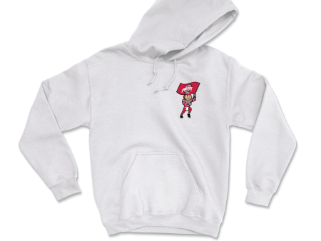 Football White Brutus Hoodie - Cameron Kittle For Cheap