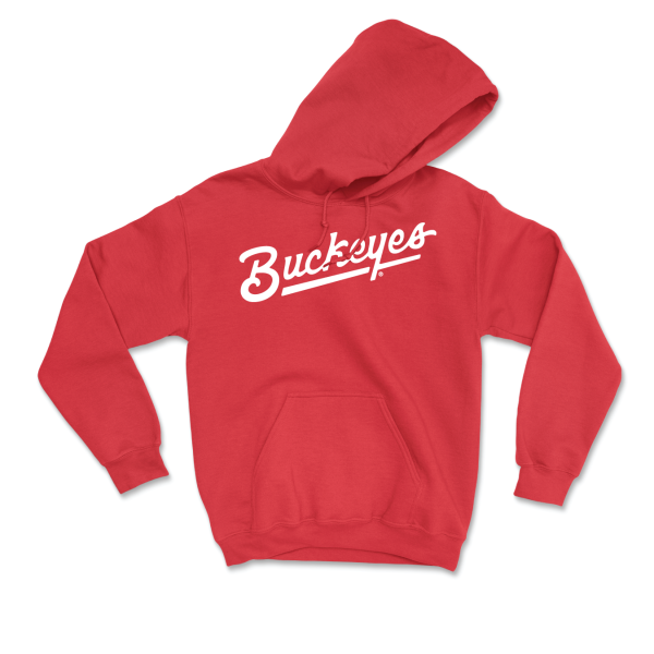 Red Field Hockey Script Hoodie - Lilly Sweeney Discount