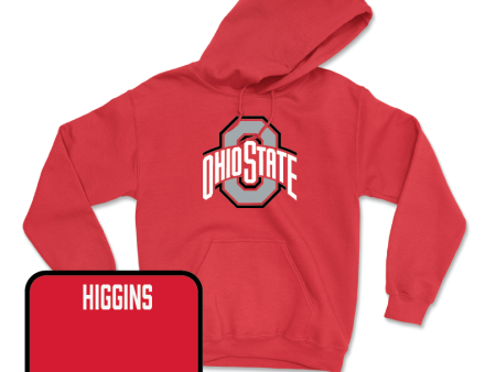 Red Track & Field Team Hoodie  - Victoria Higgins Fashion